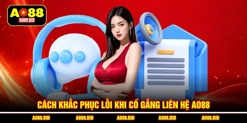 Cách khắc phục lỗi khi cố gắng liên hệ AO88