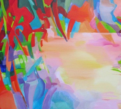 Colorscape II abstract schilderij kleuren