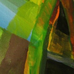 Colorscape II abstract schilderij kleuren detail  1