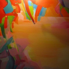Colorscape II abstract schilderij kleuren detail 2